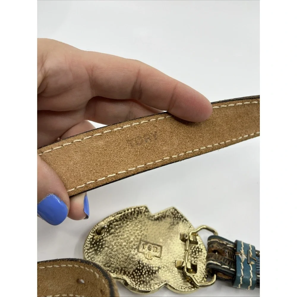 Tory English Leather Belt 30